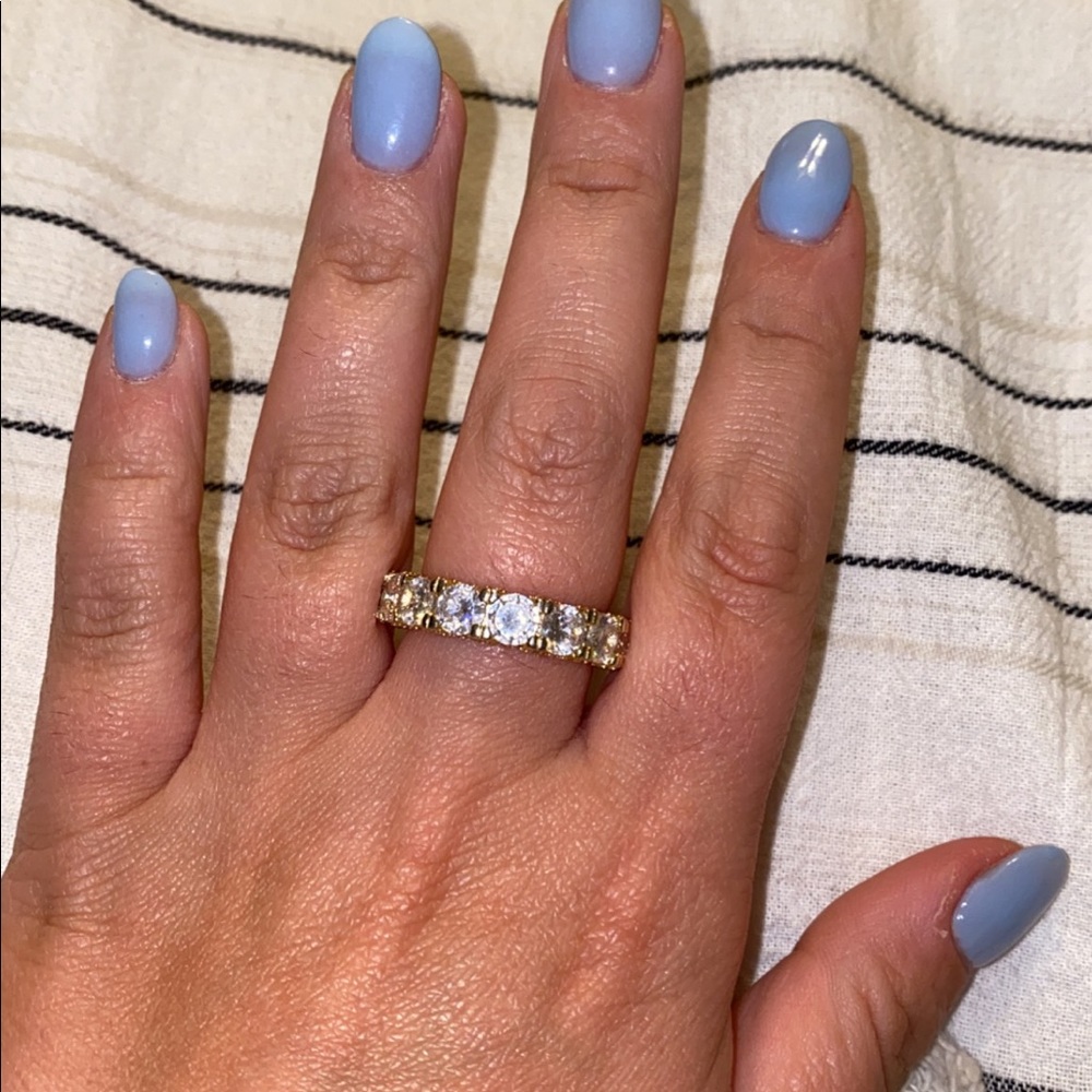 Gold Cubic Zirconia Ring